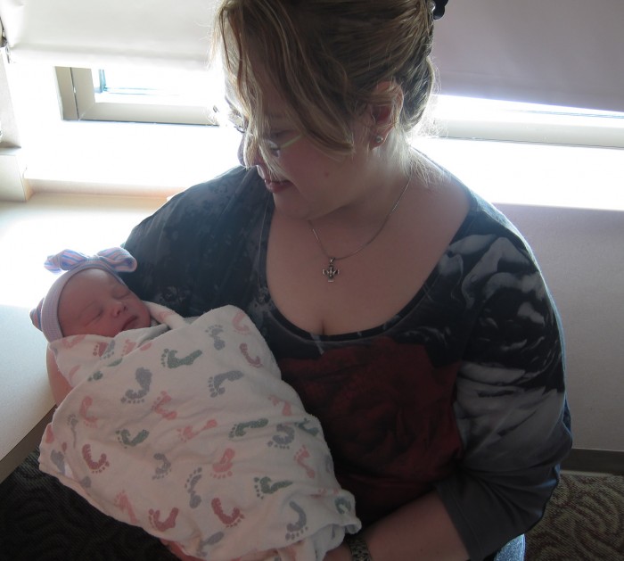 Aunt Stephanie with Maisie