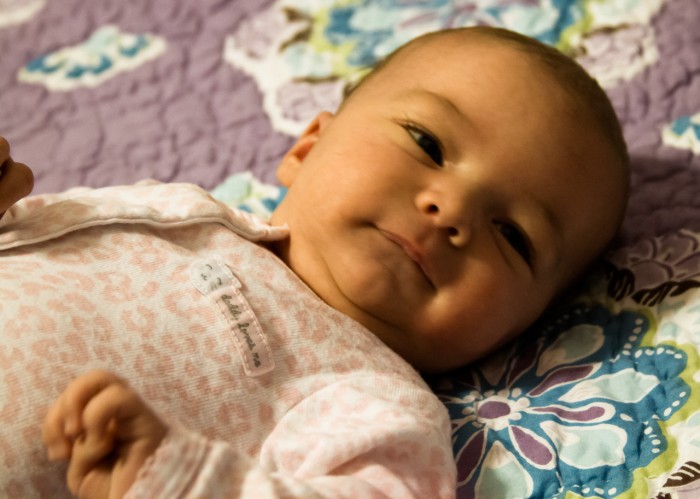 Maisie at 5 weeks