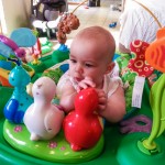 Maisie's First Time in Exersaucer