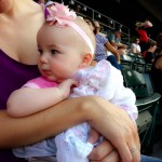 Maisie's First Rockies Game!