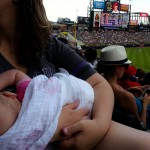 Maisie Sleeping At Rockies Game