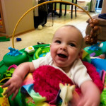 Maisie Enjoys Her Exersaucer