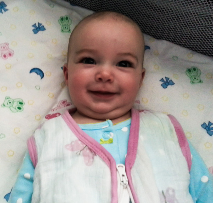 Maisie Cracks Morning Smile