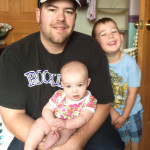 Maisie, Eli, and Daddy